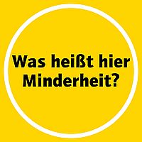 Plakat der Ausstellung "Was heißt hier Minderheit?", Foto: Stadtmuseum Münster