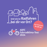 Aufruf zur Teilnahme am Fahrradklima-Test