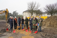 Foto vom Spatenstich Margaretenschule