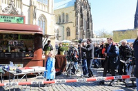 Großer Andrang vor der Smoothie-Bude