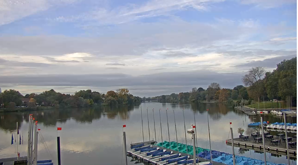 Webcam mit Blick auf den Aasee