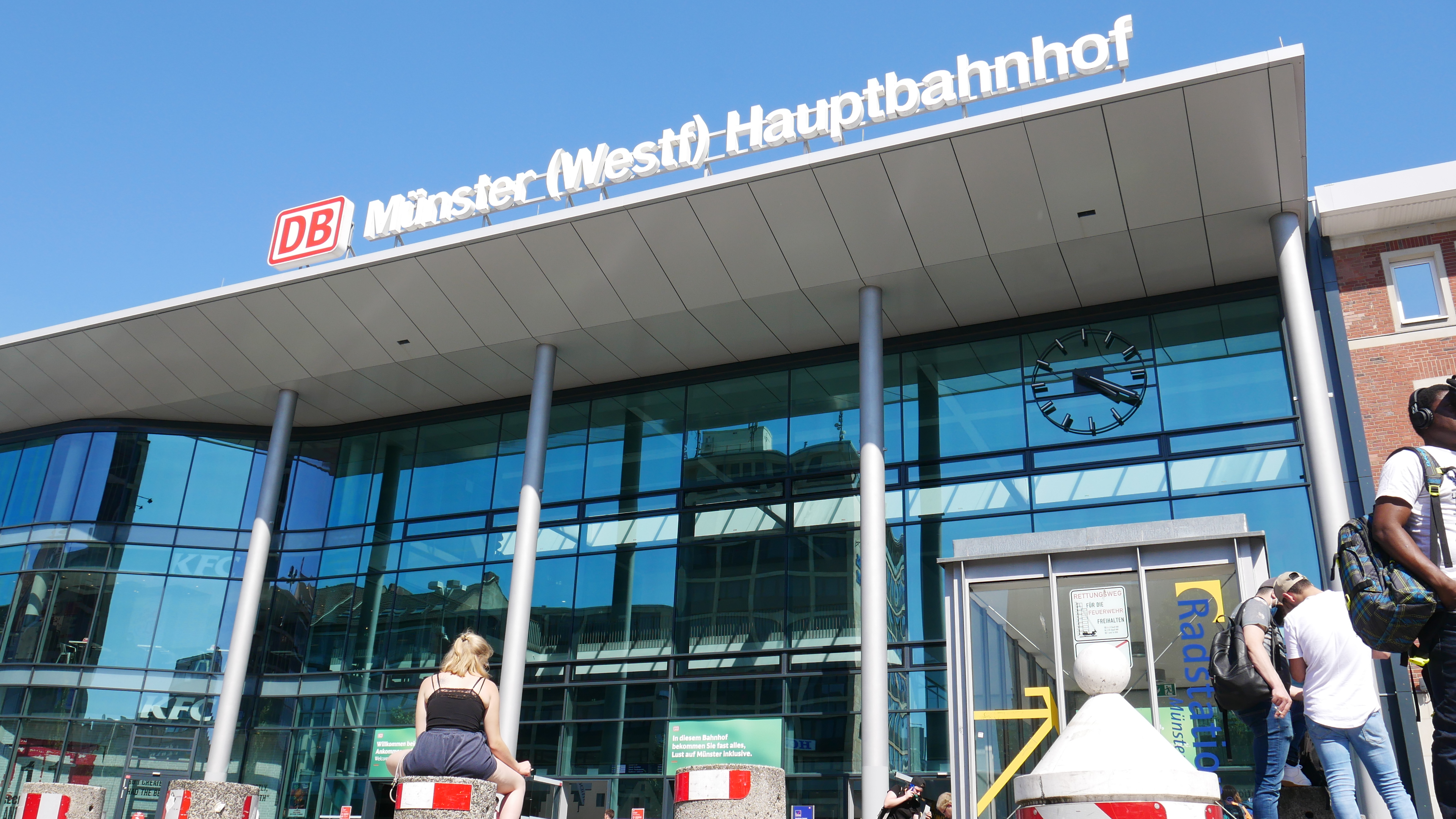 Haupteingang am Hauptbahnhof Münster