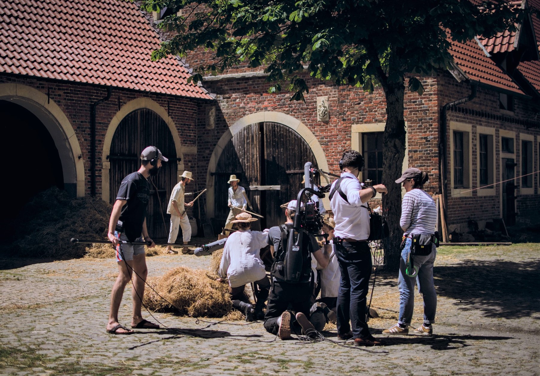 Dreharbeiten im Münsterland