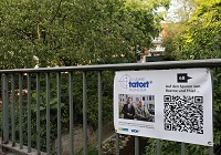 Auf Spurensuche mit Boerne und Thiel - Vorstellung der QR-Code-Aktion