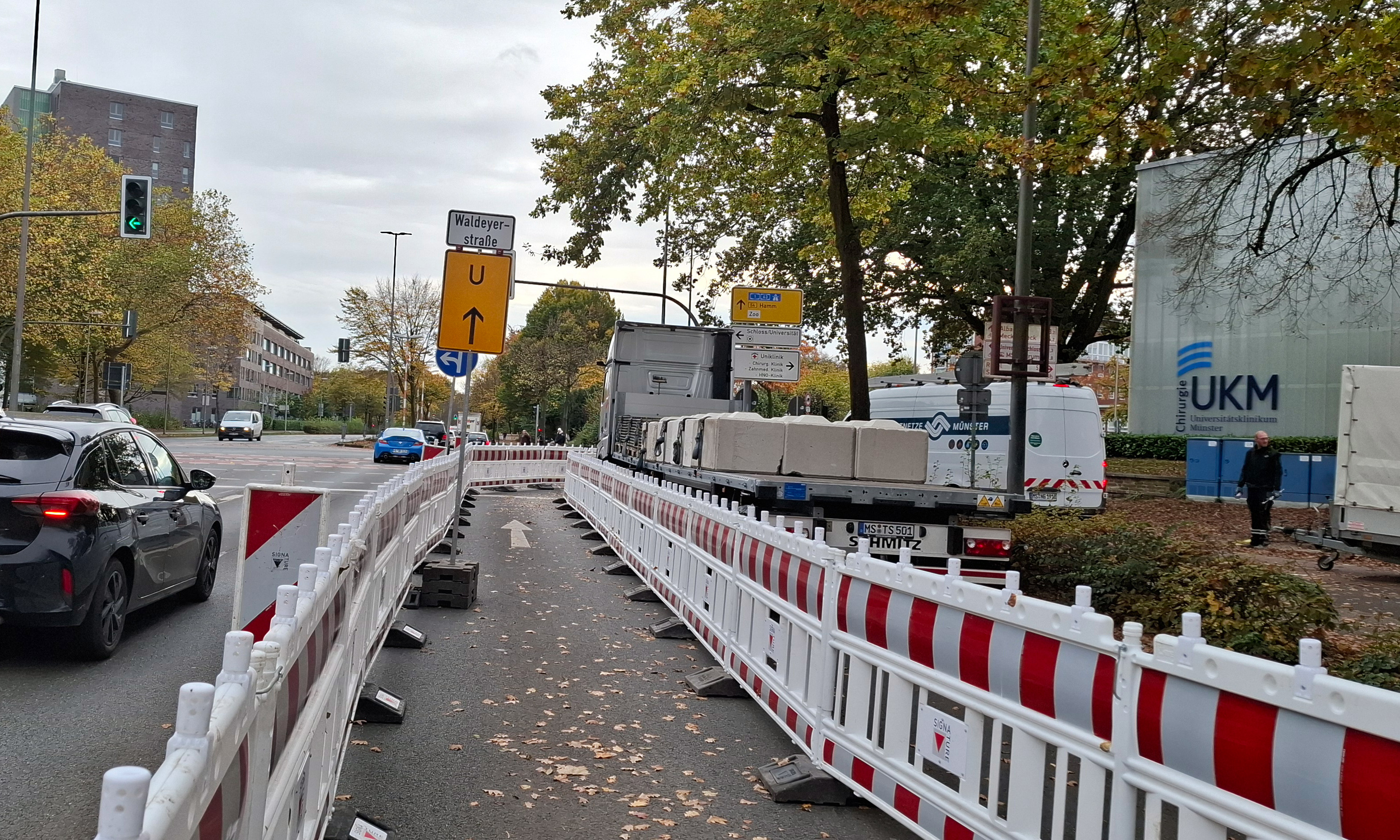 Vorbereitungen für eine Blindgänger-Überprüfung