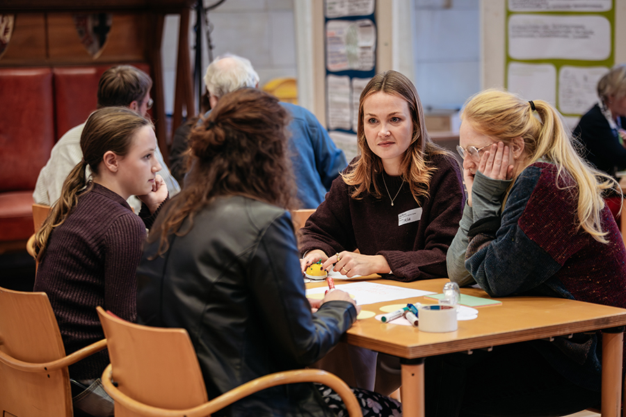 Gruppenarbeit bei der Genderkonferenz