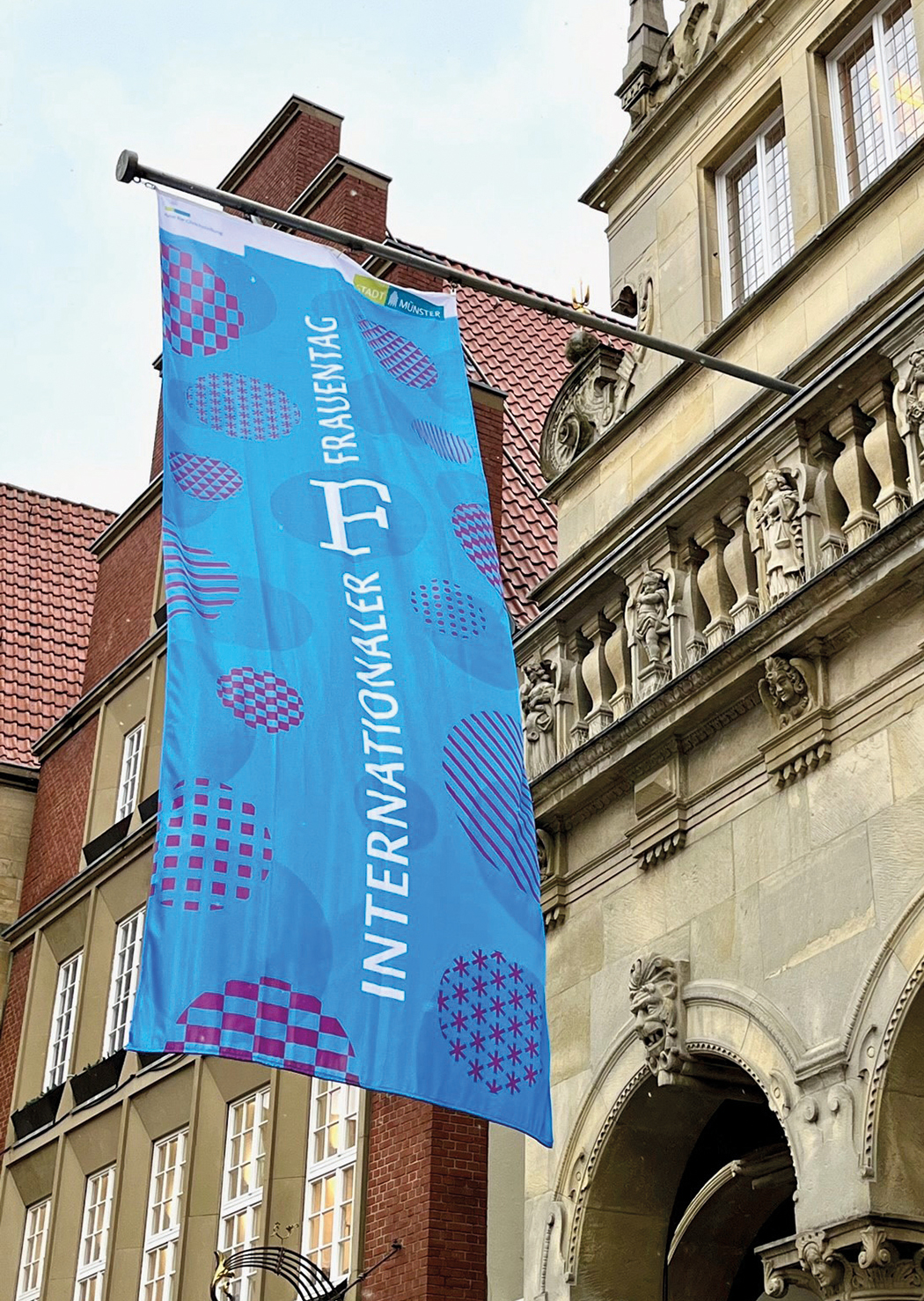 Fahne Internationaler Frauentag