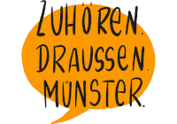 Logo Zuhören.Draußen.Münster Logo Zuhören.Draußen.Münster
