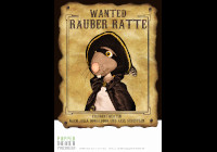 Plakat Räuber Ratte, Puppentheater Pucinella