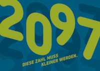 Logo der Initiative 2097 - Diese Zahl muss kleiner werden