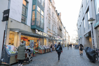 Einkaufsstraße in Münster