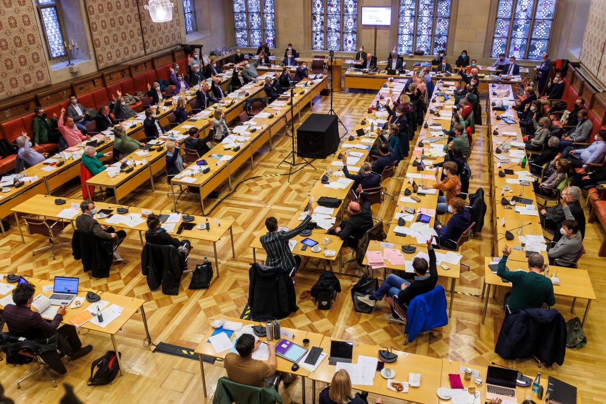 Sitzung des Rats der Stadt Münster
