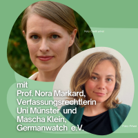 Bilder Sprecherinnen Professor Nora Markard und Mascha Klein