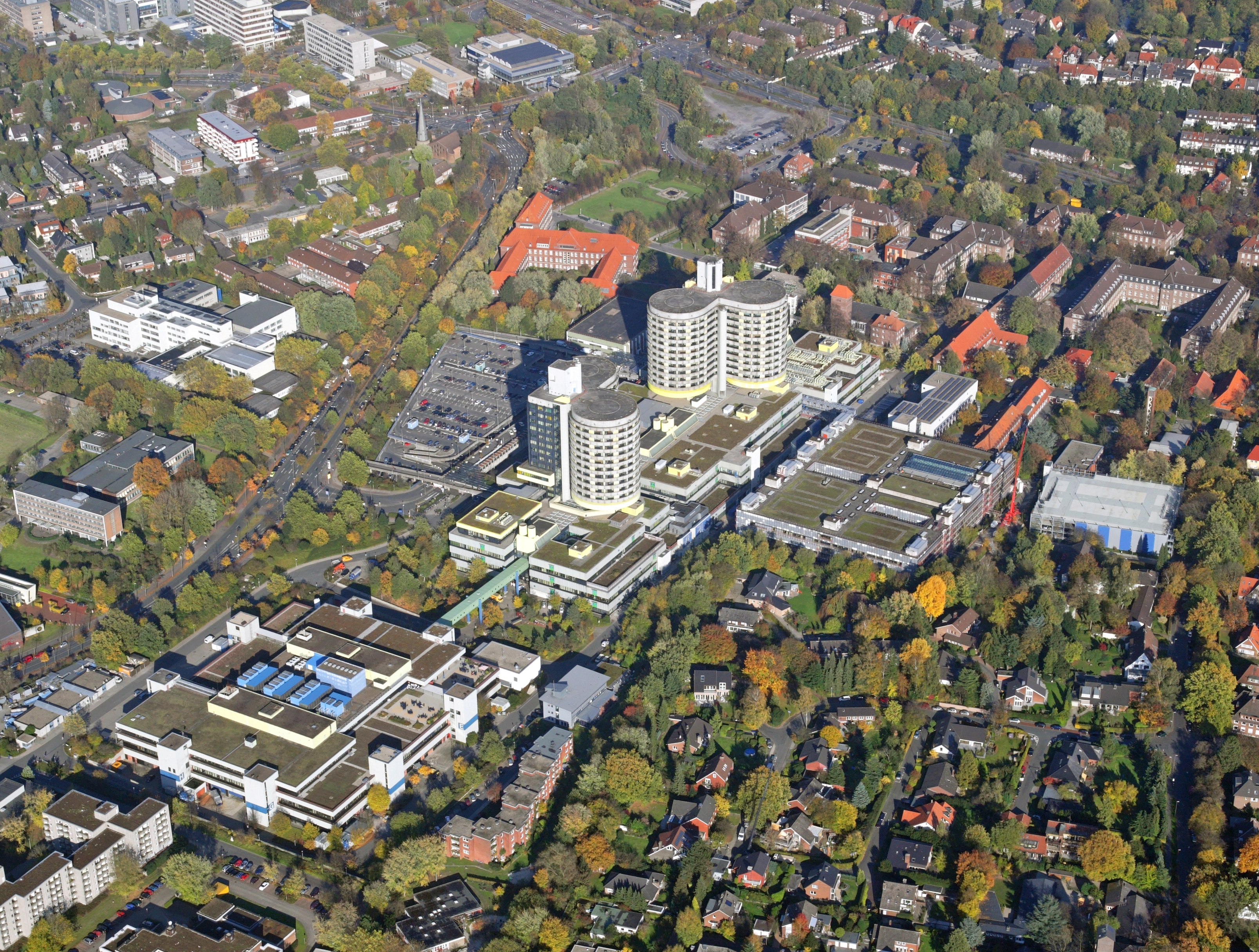 Uniklinik Münster von oben