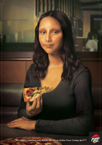 Pizza Hut, Classic Italian - Mona Lisa (c) Gavin Simpson Ogilvy Malaysia 2003