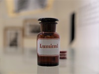 Eine Flasche Luminal aus der Sammlung der Villa ten Hompel