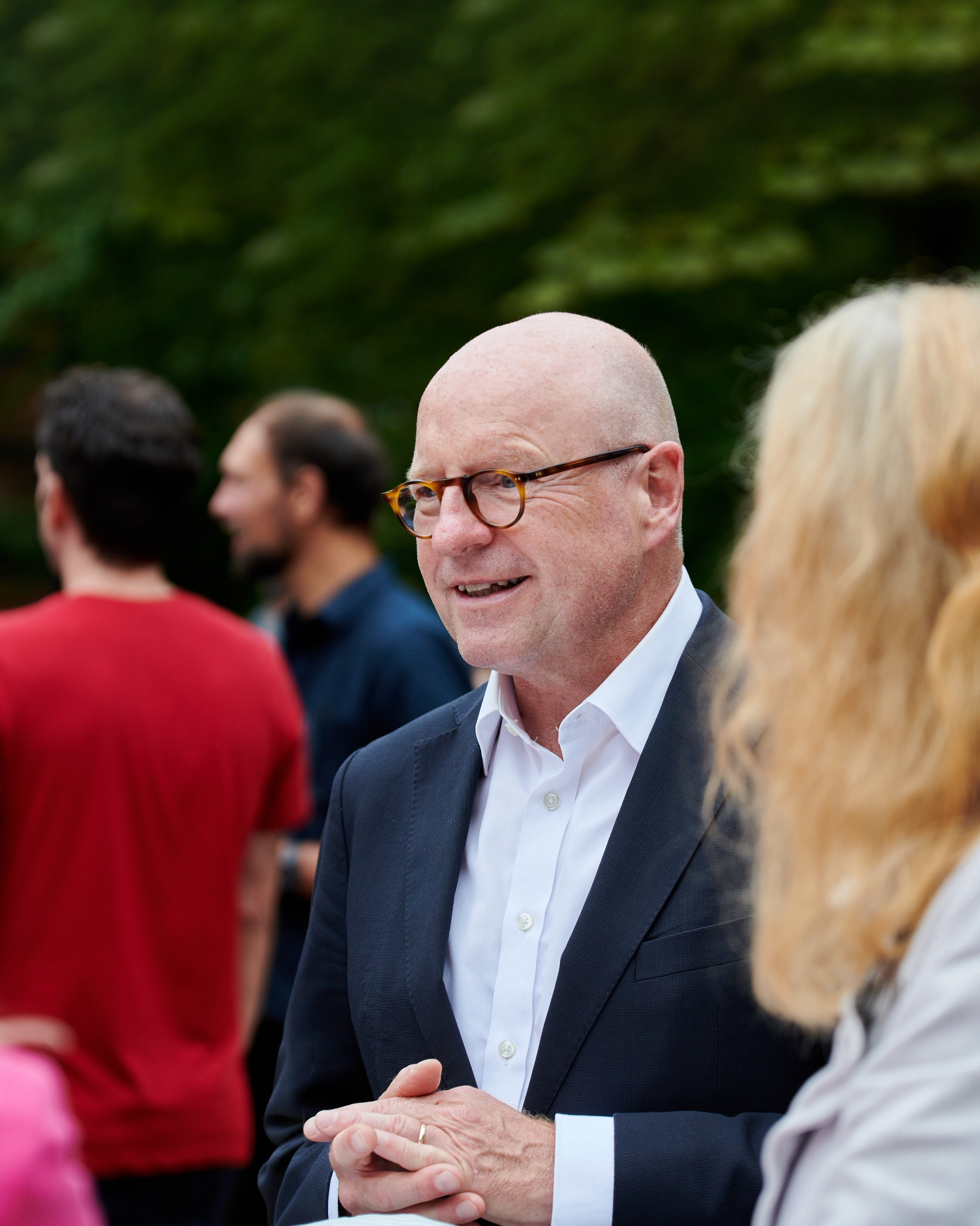 Oberbürgermeister Markus beim Betriebsfest